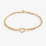 Load image into Gallery viewer, A Littles &amp; Co. Bracelet - Marvelous Mom Double Heart Gold
