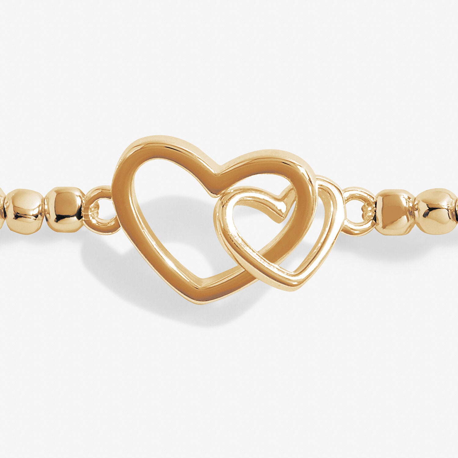 A Littles & Co. Bracelet - Marvelous Mom Double Heart Gold