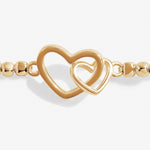 Load image into Gallery viewer, A Littles &amp; Co. Bracelet - Marvelous Mom Double Heart Gold
