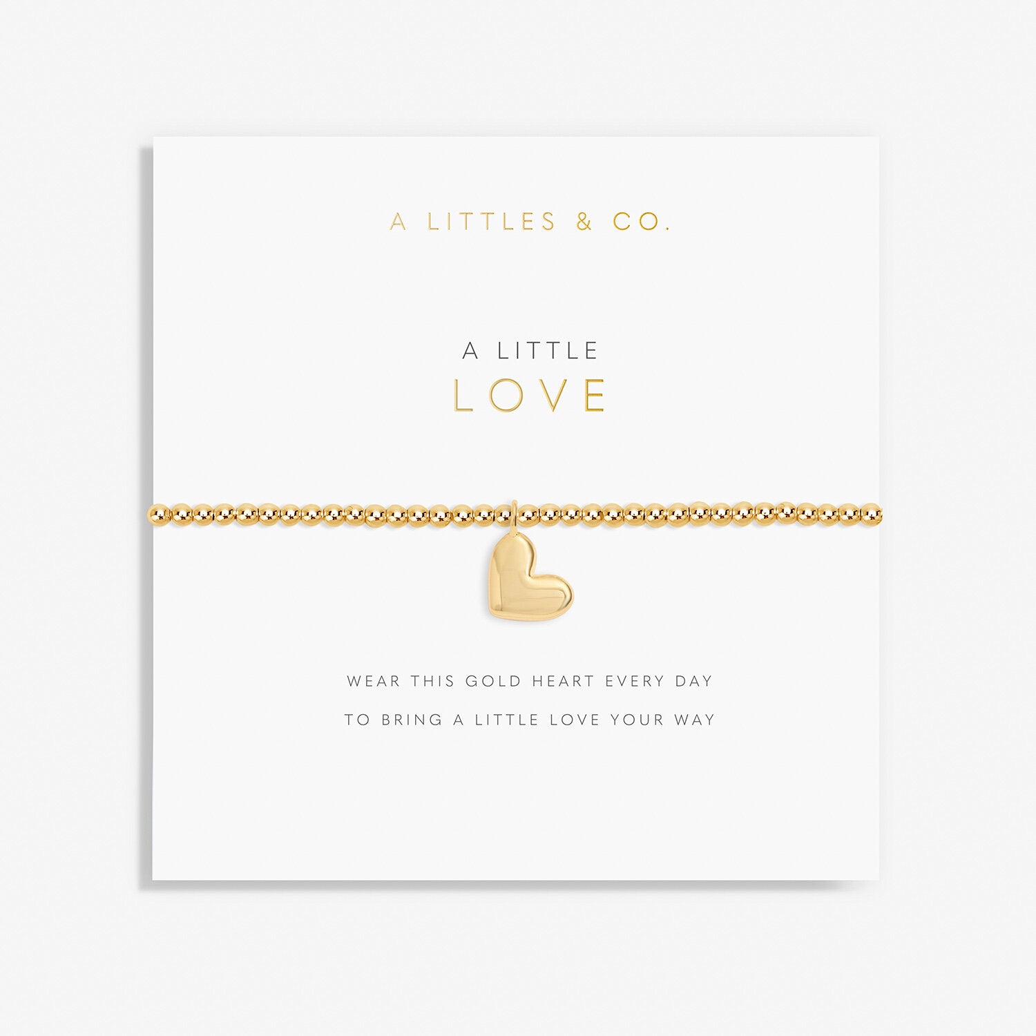 A Littles & Co. Bracelet - Love | Gold