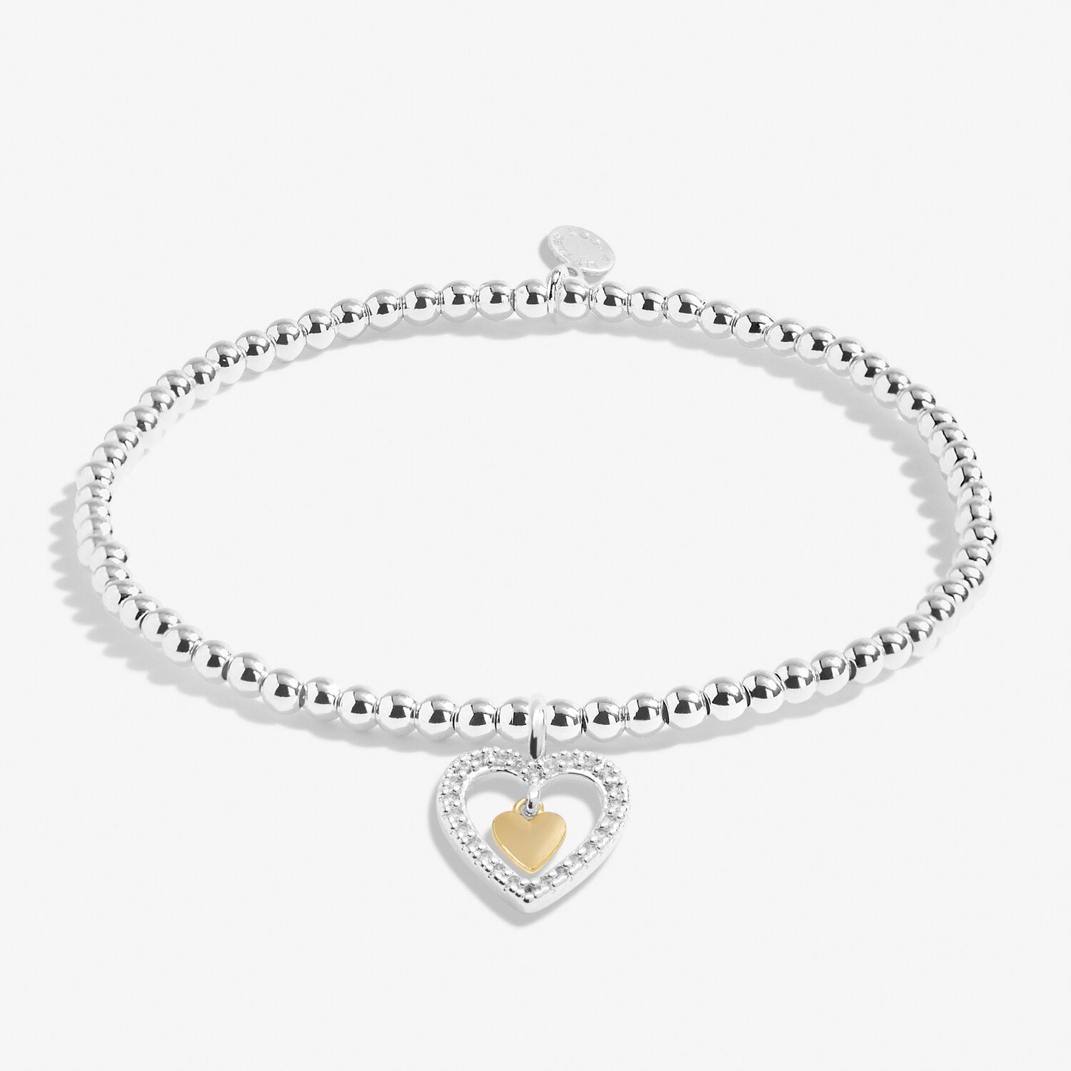 A Littles & Co. Bracelet - Love You Mommy (Silver)