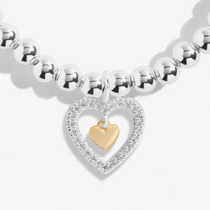 A Littles & Co. Bracelet - Love You Mommy (Silver)