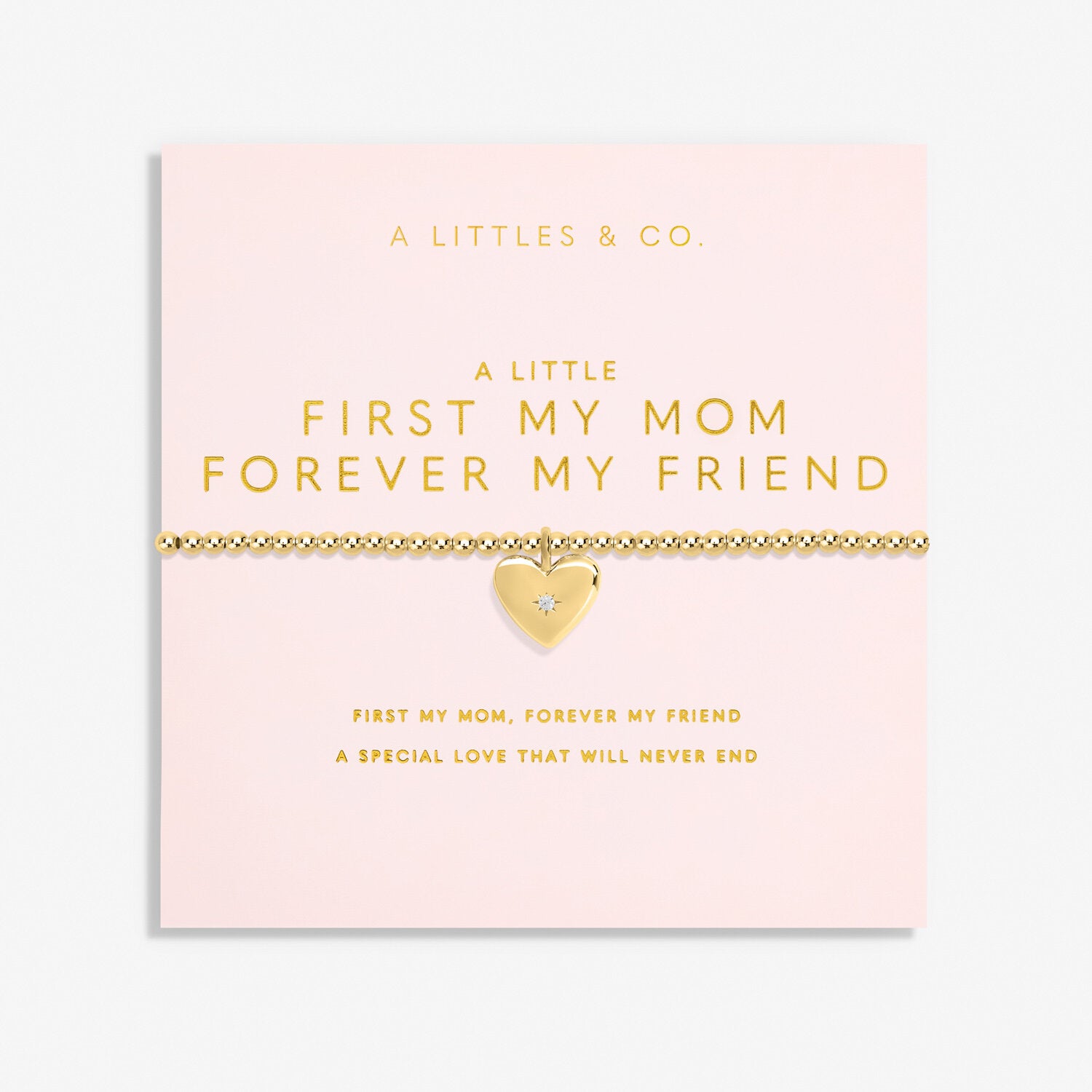 A Littles & Co. Bracelet - First My Mom Gold