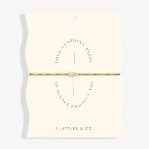 A Littles & Co. Bracelet - Your Guardian Angel | Gold