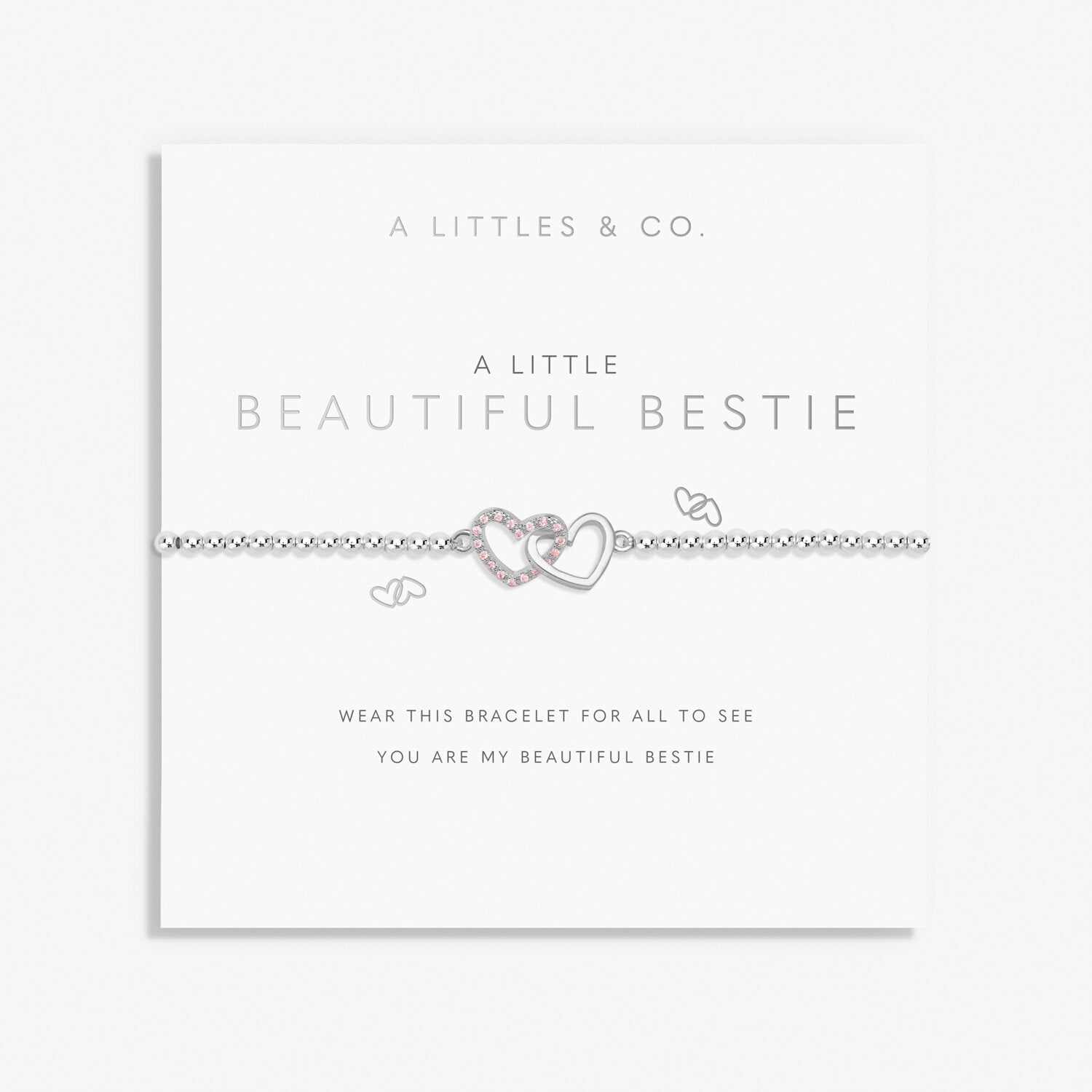 A Littles & Co. Bracelet - Beautiful Bestie | Silver