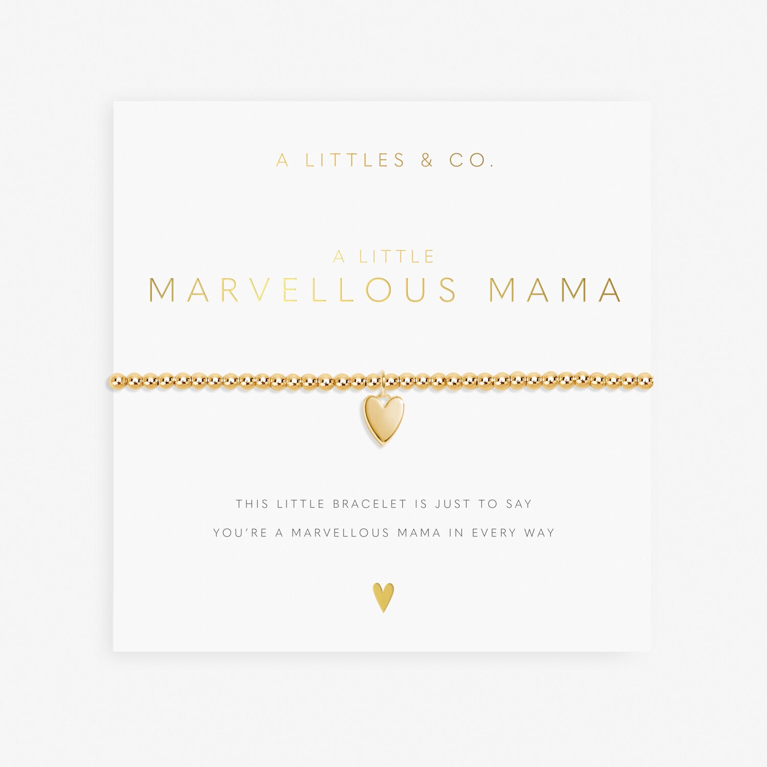 A Littles & Co. Bracelet - Marvellous Mama | Gold