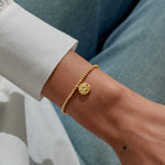 Load image into Gallery viewer, A Littles &amp; Co. Bracelet - Dreams Adventures Memories | Gold

