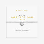 Load image into Gallery viewer, A Littles &amp; Co. Bracelet - Sorry for Your Loss | Slvr
