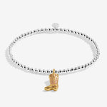 Load image into Gallery viewer, A Littles &amp; Co. Bracelet - Yee Haw (boot) | Slvr Gld
