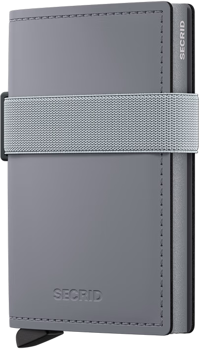 Bandwallet - Matte Leather Grey-Grey