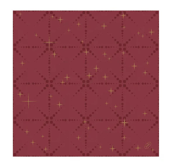 Holiday Dinner Napkin - Gilded Bauble