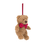 Load image into Gallery viewer, Jellycat Holiday Ornament - Bartholomew Bear BowTie
