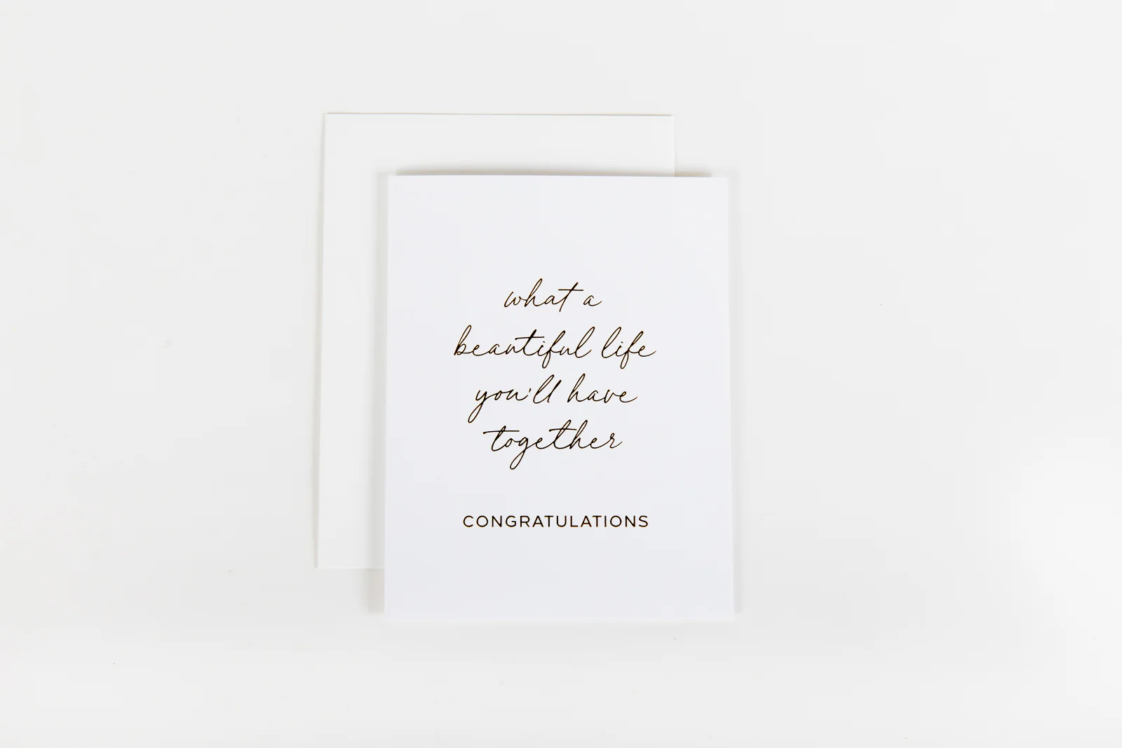 W&C Cards - What a Beautiful Life Together