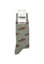Load image into Gallery viewer, Men's Midcalf Socks - Beaver &amp; Log
