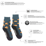 Load image into Gallery viewer, Kids Merino Socks - Beaver
