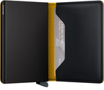 Load image into Gallery viewer, Slimwallet - Matte Black &amp; Ochre
