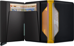 Load image into Gallery viewer, Slimwallet - Matte Black &amp; Ochre
