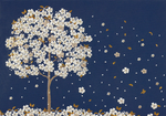 Load image into Gallery viewer, Boxed Card Set - Falling Blossoms s/14
