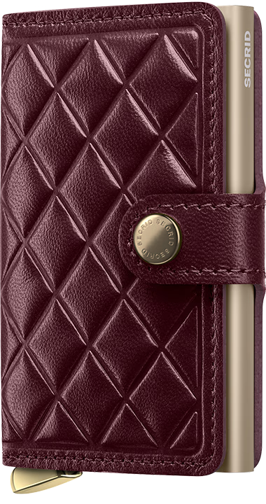 Miniwallet - Premium+ Emboss Diamond Bordeaux
