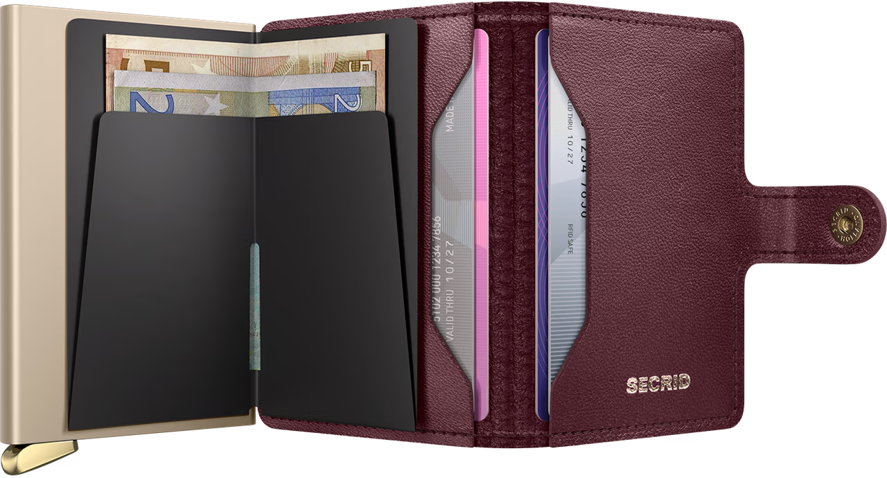 Miniwallet - Premium+ Emboss Diamond Bordeaux