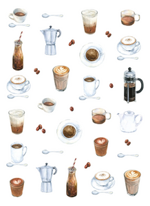 Tea Towel Maison - Cafe