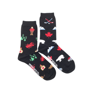 Women's Crew Socks - Canada Icons