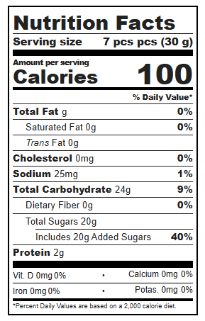 Sugarfina Candy Cube - Reindeer Carrots H2025