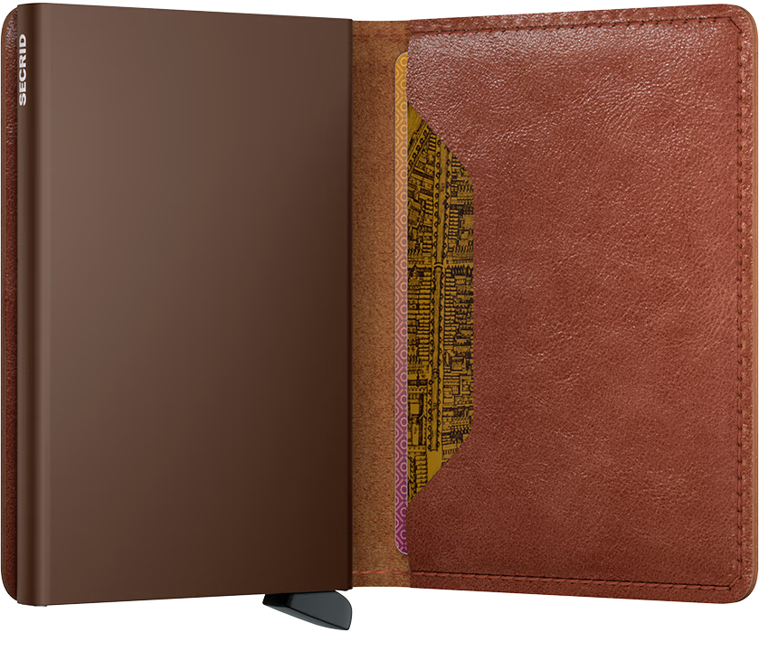 Slimwallet - Vintage Cognac Brown