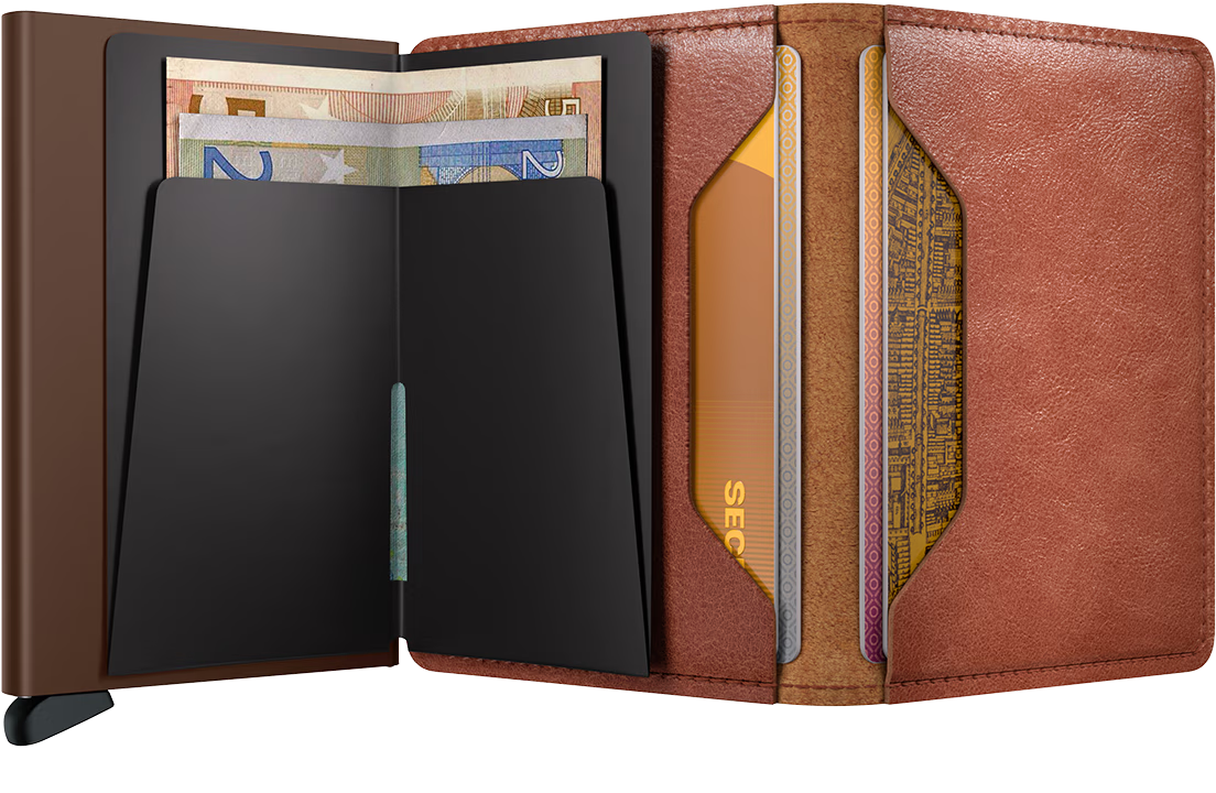 Slimwallet - Vintage Cognac Brown