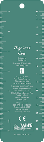 Load image into Gallery viewer, Bookmark - Beaded Highland Cow
