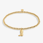 Load image into Gallery viewer, A Littles &amp; Co. Bracelet - Howdy Cowgirl  (boot)| Gold
