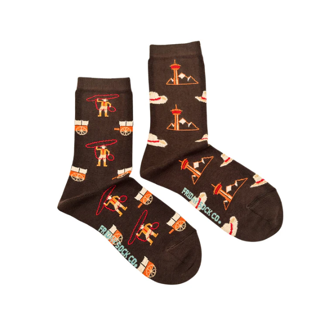 Women's Crew Socks - Retro Rodeo