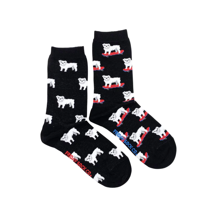 Women's Crew Socks - Bulldog