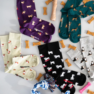 Women's Crew Socks - Bulldog