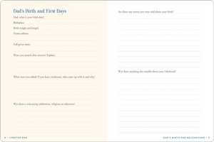 Keepsake Journal - Dad's Story
