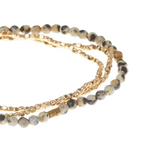 Load image into Gallery viewer, Scout Bracelet - Delicate Dalmation Jasper | Gold
