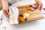Load image into Gallery viewer, Slim Acacia Bread Board - Gold Quartz
