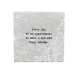 Load image into Gallery viewer, Marble Coaster - Every Day is an Opportunity
