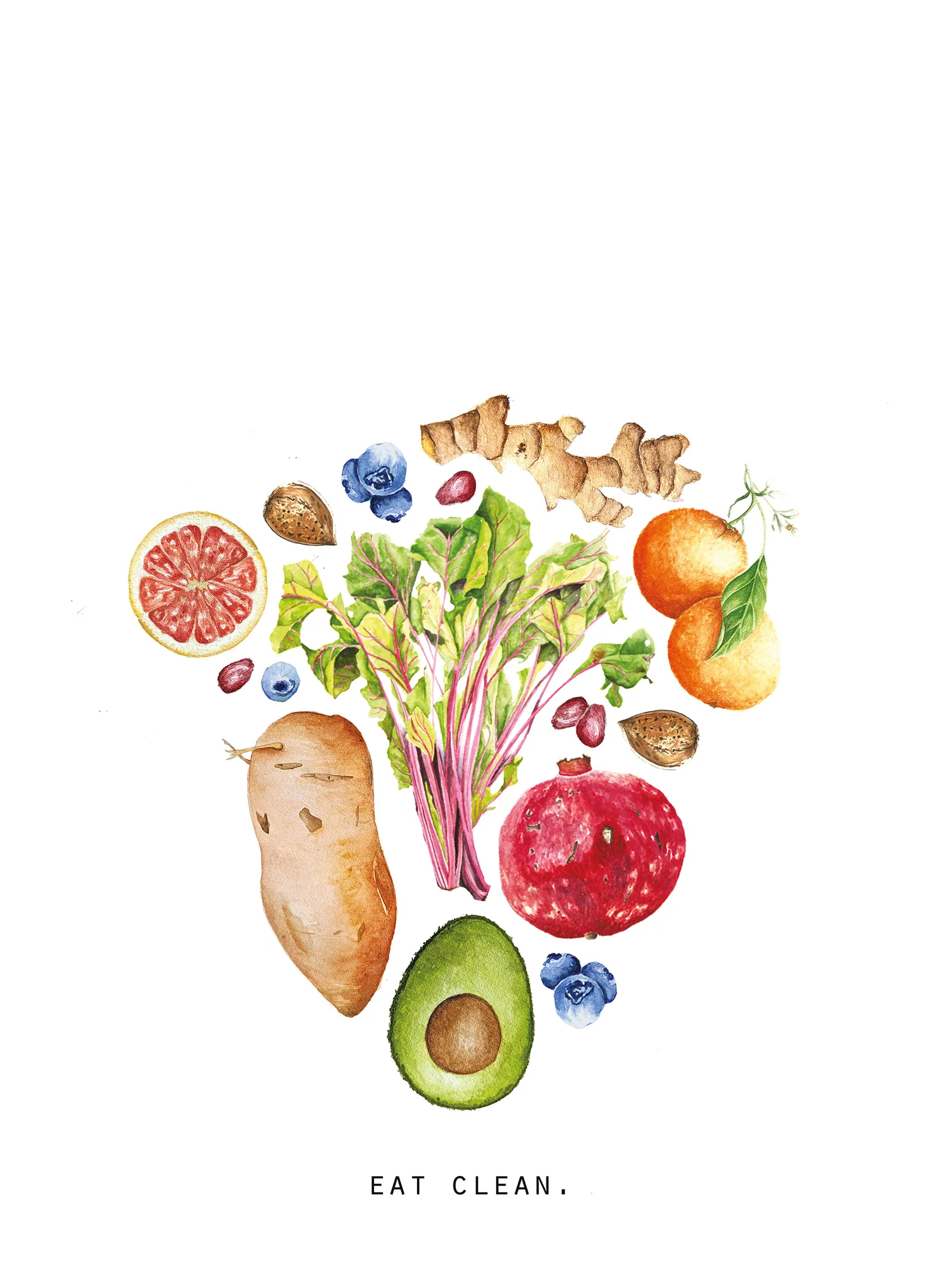 Tea Towel Maison - Eat Clean