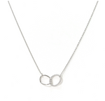 Load image into Gallery viewer, Rhodium-Plated Necklace - Encore 16"+2"
