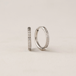 Load image into Gallery viewer, Waterproof Collection - Hoop Earrings Evie Slvr 15mm
