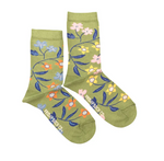 Load image into Gallery viewer, Women&#39;s Crew Socks - Flower Vine
