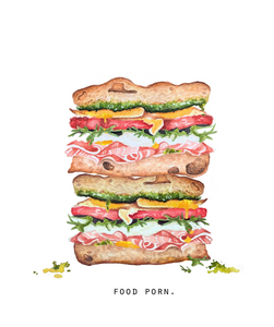 Tea Towel Maison - Food Stack
