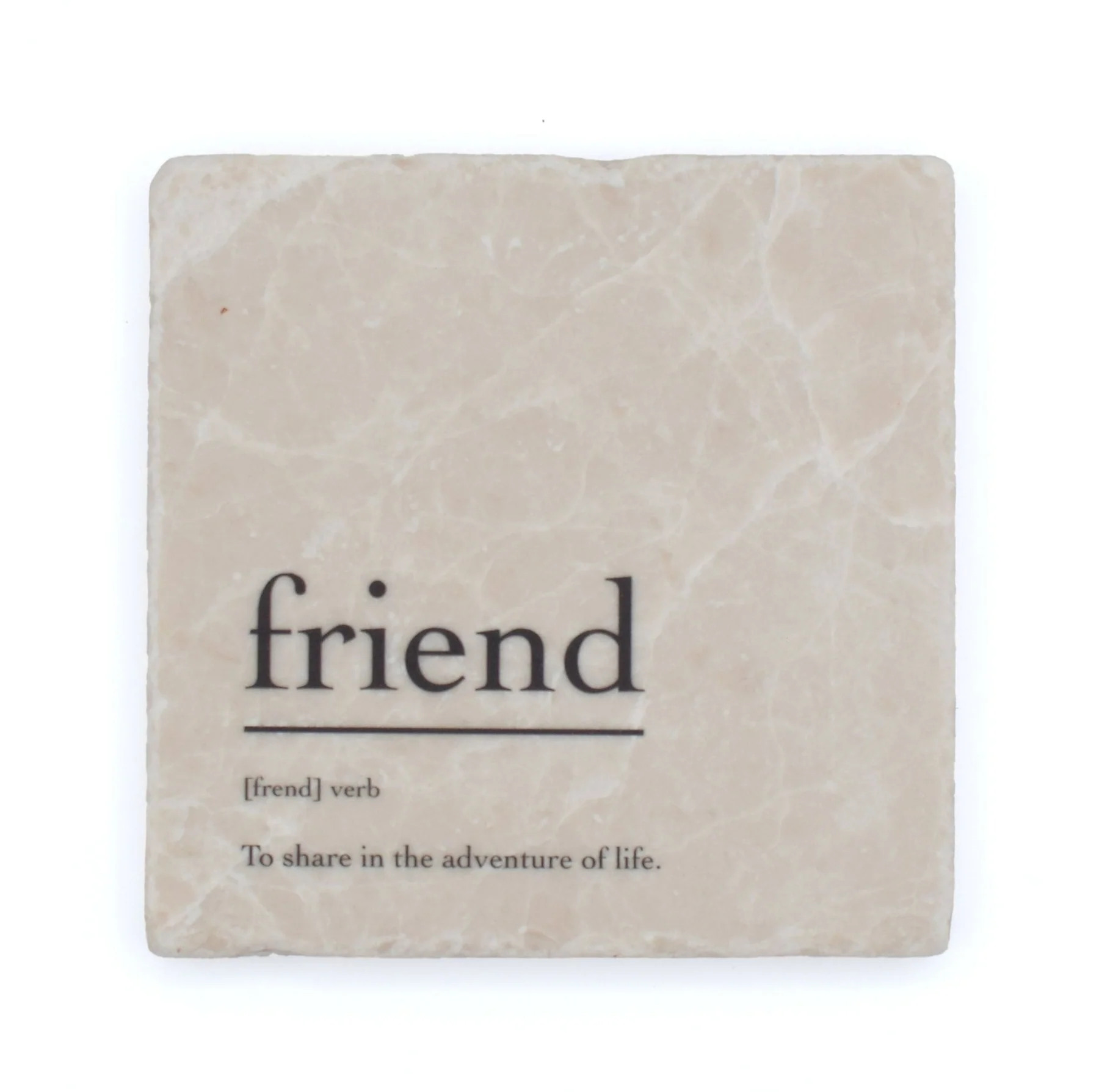 Marble Coaster - Verb | Friend