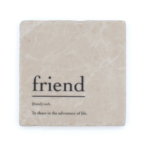 Marble Coaster - Verb | Friend