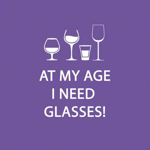 Cocktail Napkin - I Need Glasses