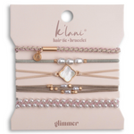 Load image into Gallery viewer, Hair Tie Bracelet - Glimmer Md s/5
