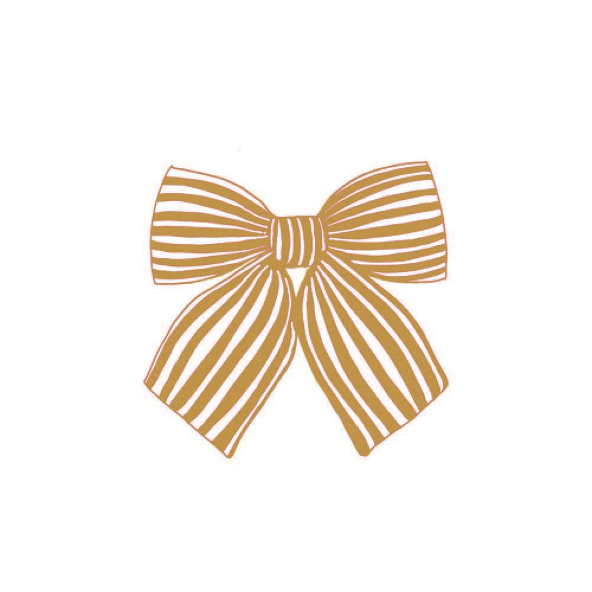 Paviot Holiday Cocktail Napkin - Noeud Or