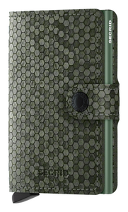 Miniwallet - Hexagon Green