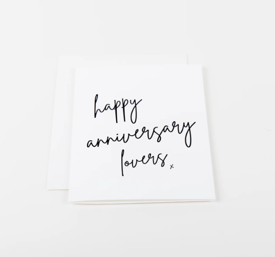 W&C Cards - Happy Anniversary Lovers